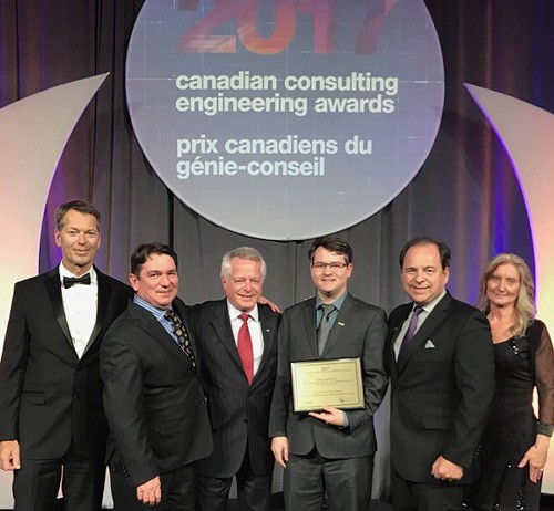 Prix canadien du génie-conseil dans la catégorie Ressources naturelles, Mines, Industrie et Énergie