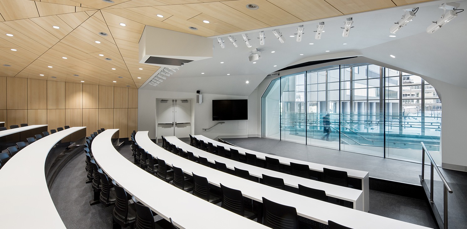 Conference room of the Sainte Justine university hospital center in Montreal