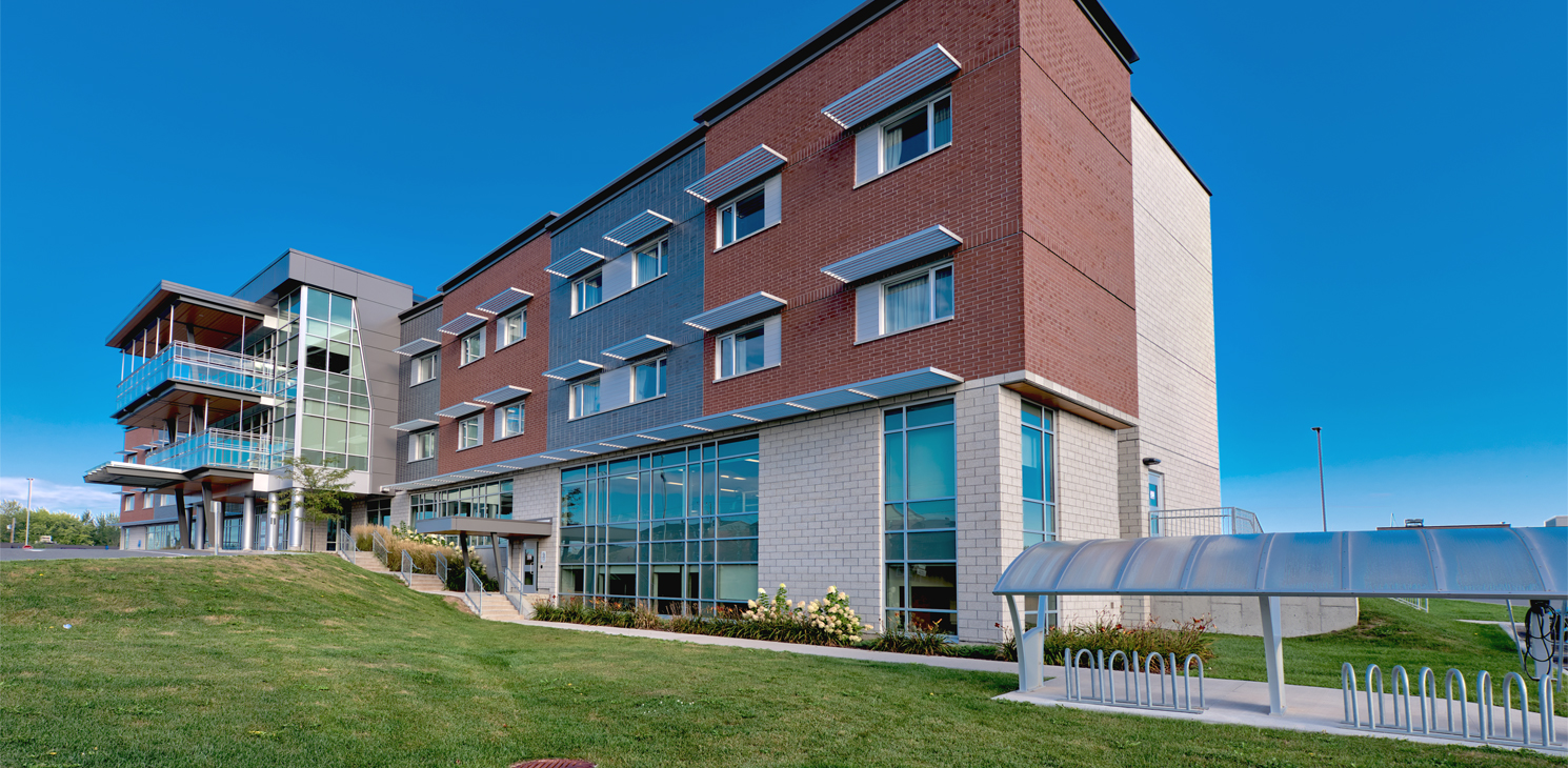 Exterior view of East-Angus Long-Term Care Facility