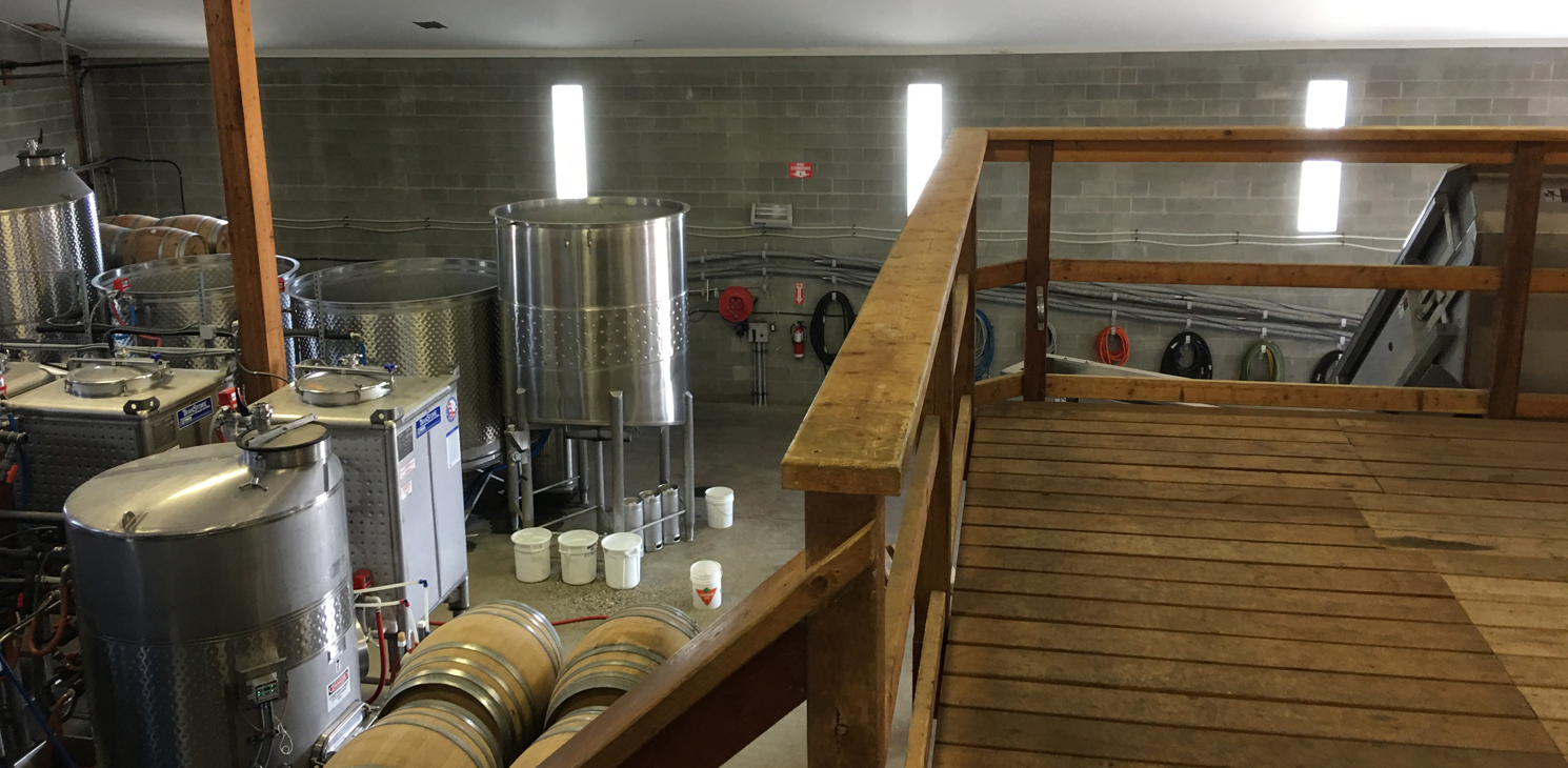 Interior view of Checkmate Artisanal Winery
