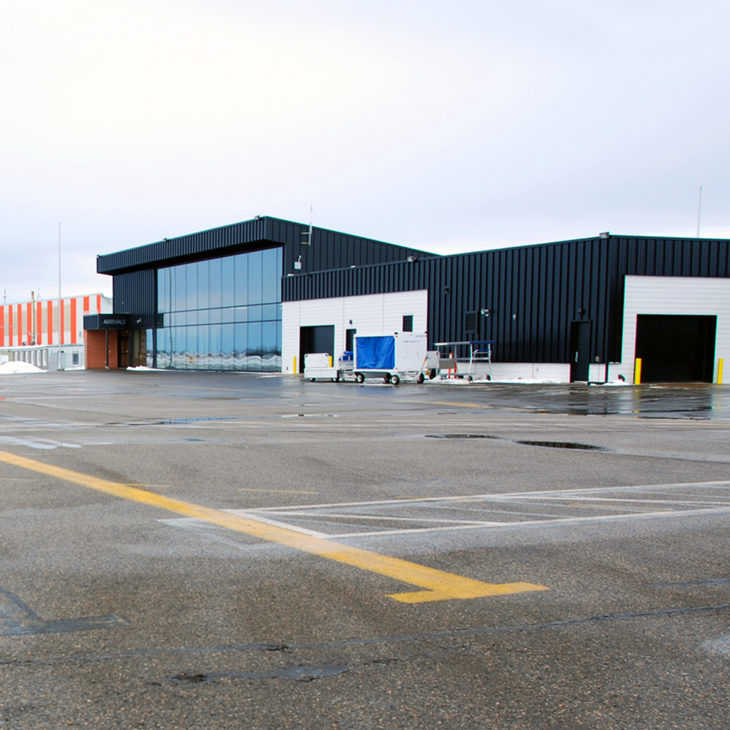 Exterior warehouse view