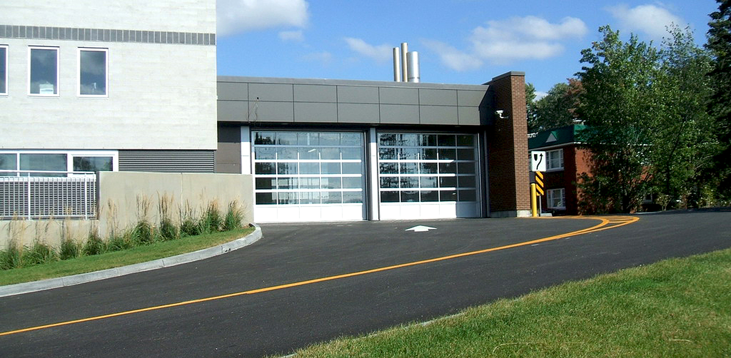 Garage des ambulances de l'Hôtel-Dieu de Sherbrooke