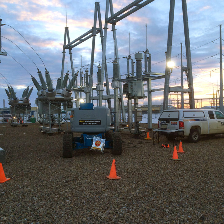 Electrical substation at the Joffre plant