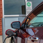Stationnement pour véhicule électrique au bureau CIMA+ Sherbrooke