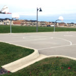 Terrain de BasketBall aux Parcs de quartier Greenwood et Sunnyridge