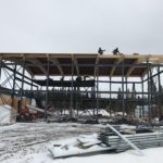 Mistissini Youth Center construction site