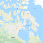 Quebec region map of arc flash study and risk analysis