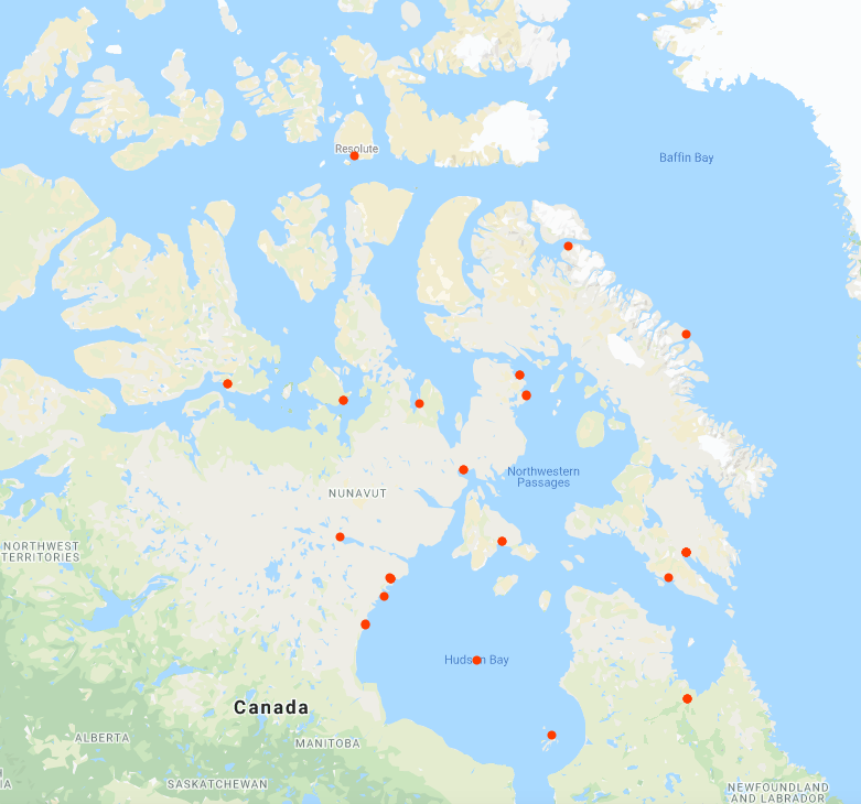 Quebec region map of arc flash study and risk analysis