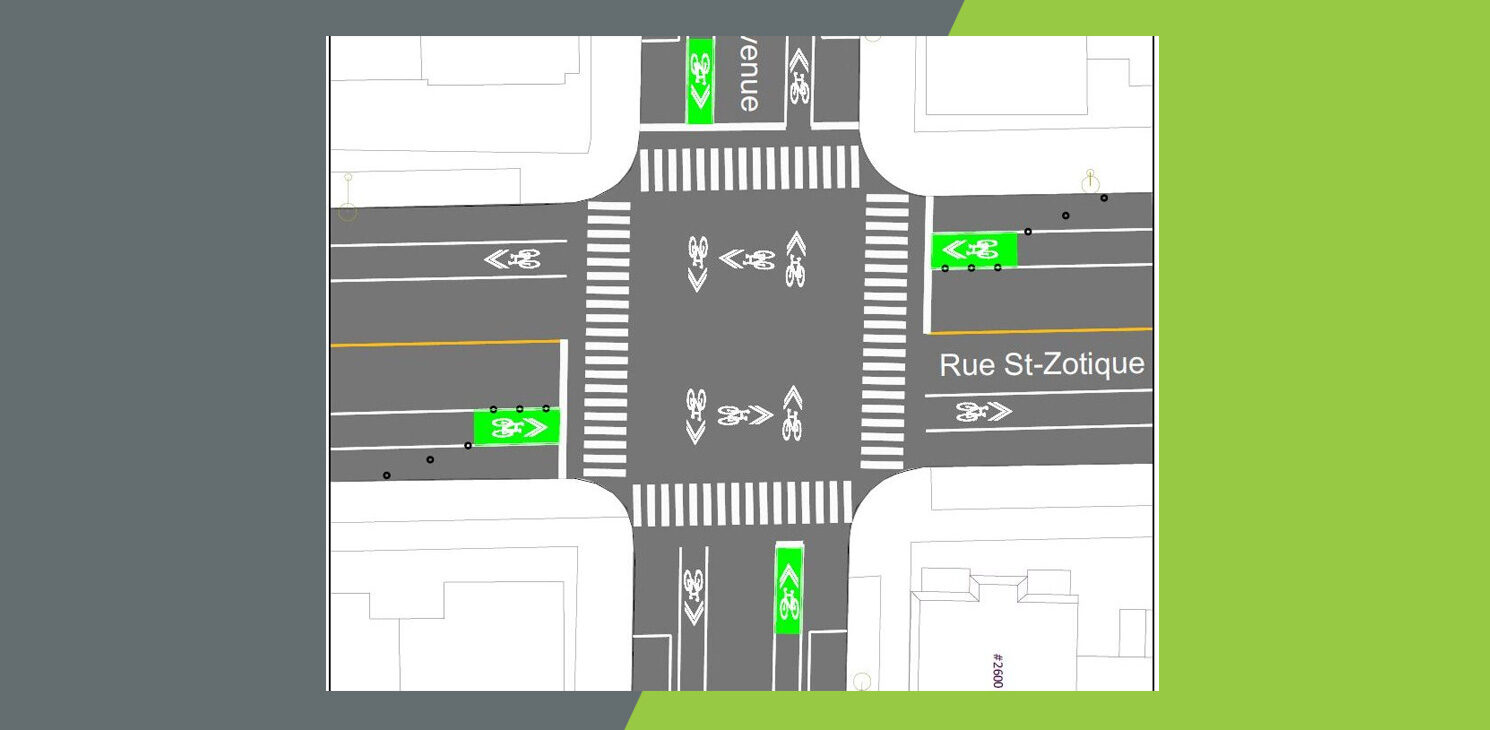 Development plan for bicycle paths in the borough of Rosemont – La Petite-Patrie in Montreal
