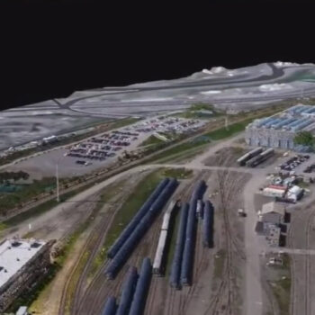 modélisation 3D des installations de maintenance de Via Rail