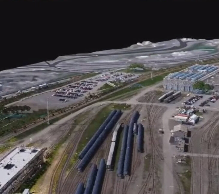 3D modeling of Via Rail maintenance facilities