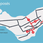 Montreal Express Bike Network map