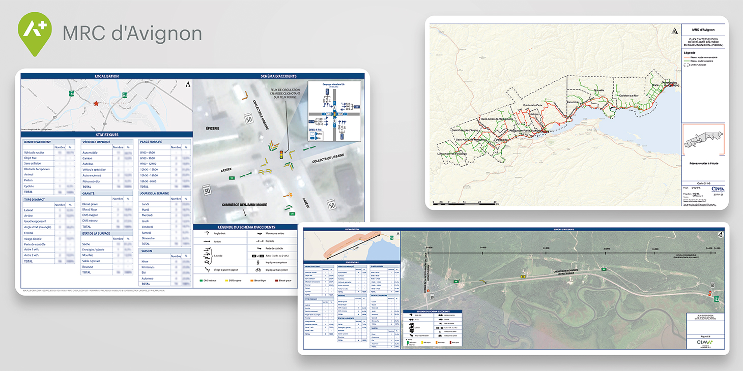Municipal Road safety intervention plans of Avignon