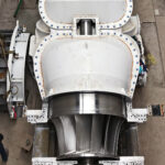 une turbine de la centrale hydroélectrique Hull-1GS à Gatineau