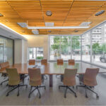 One of the meeting rooms in the Master's (MBA) program pavilion of McGill University's Faculty of Management