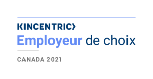 logo de la certification Kincentric Employeur de choix au Canada 2021