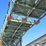 Chantier du projet de déconstruction du pont Champlain d’origine