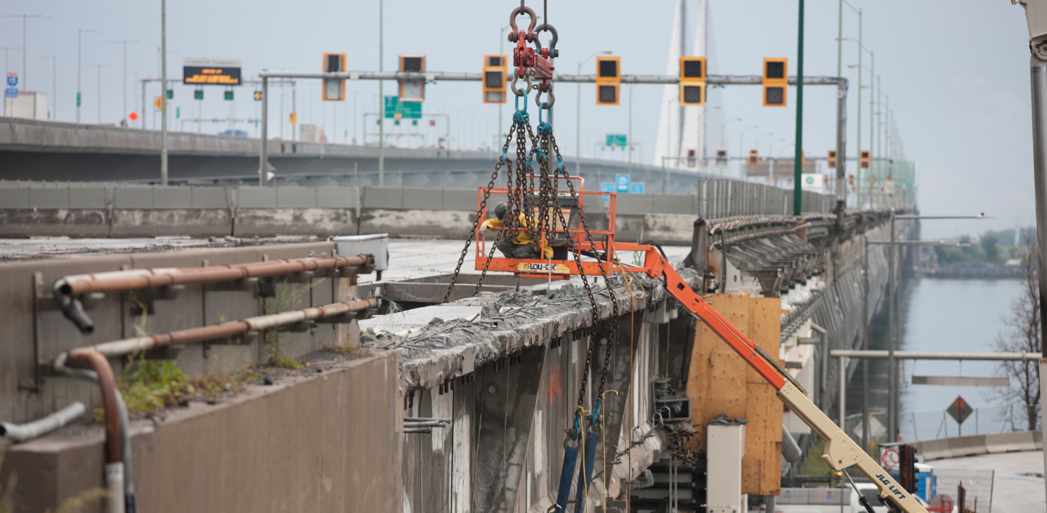 Projet - Déconstruction Pont Champlain - Vue aérienne 2