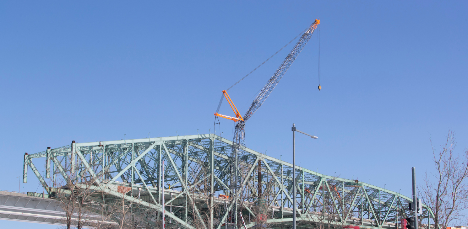 Projet - Déconstruction Pont Champlain - Vue aérienne