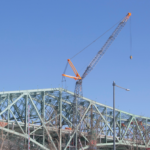 Project - Deconstruction of Champlain bridge - Crane