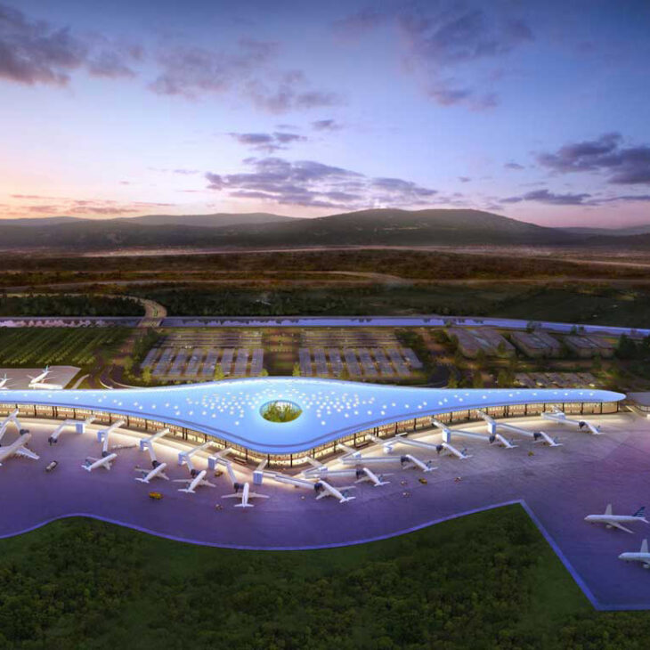 Photo panorama de l'Aéroport de Tocumen Panama – Étude de conformité et validation de l’aérogare passagers du développeur