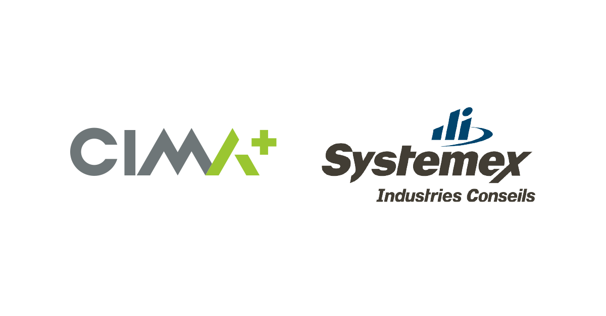 Partenariat CIMA+ et Systemex