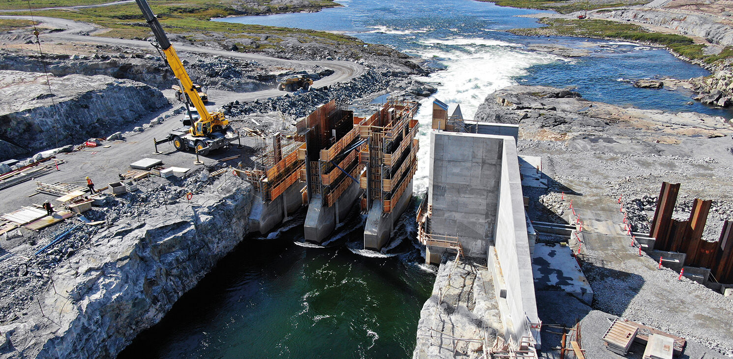 Project - Hydro Innavik - Global view of worksite