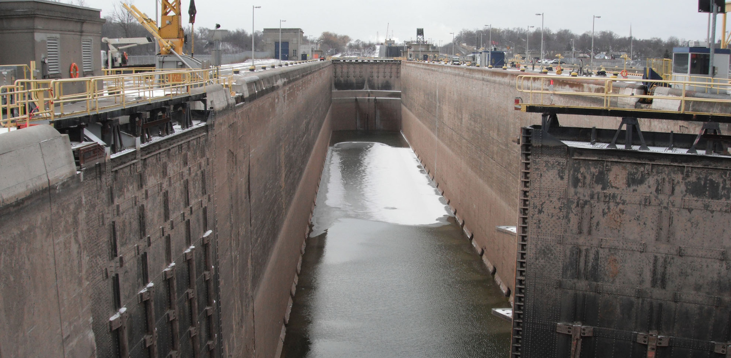 Project - Maisonneuve Region Locks, St. Lawrence Seaway - Opened