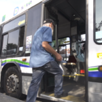 Project - Intelligent Mobility Strategic Plan Trois-Rivières - Man boarding bus