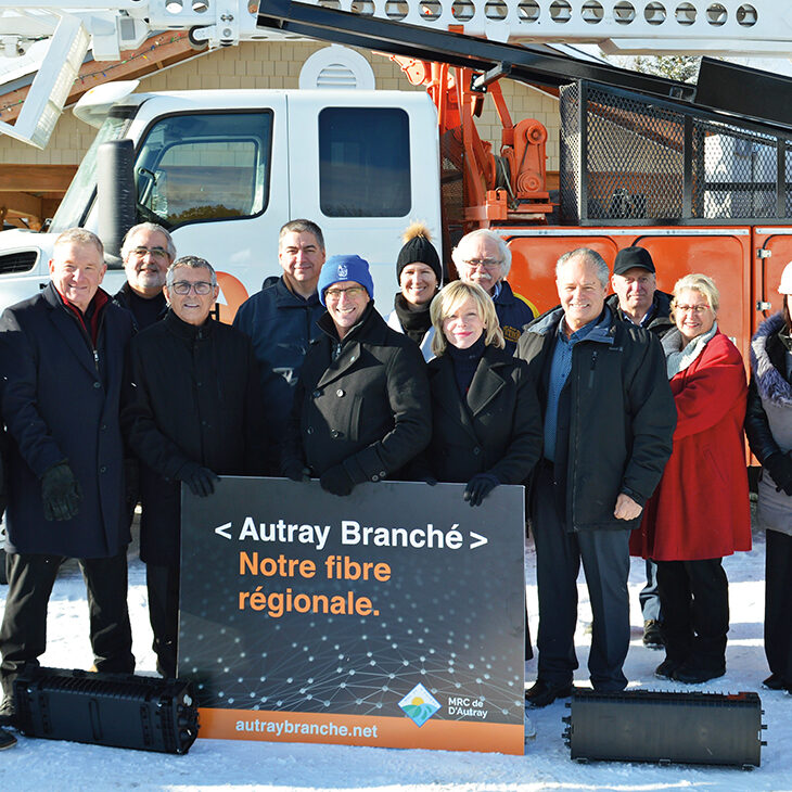 Fibre-to-the-home (FTTH) network for the D’Autray Regional County Municipality (RCM)