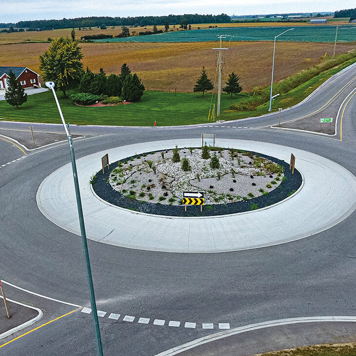 Improving safety and traffic flow at the intersection of Egremont Road and Nauvoo Road in Lambton County