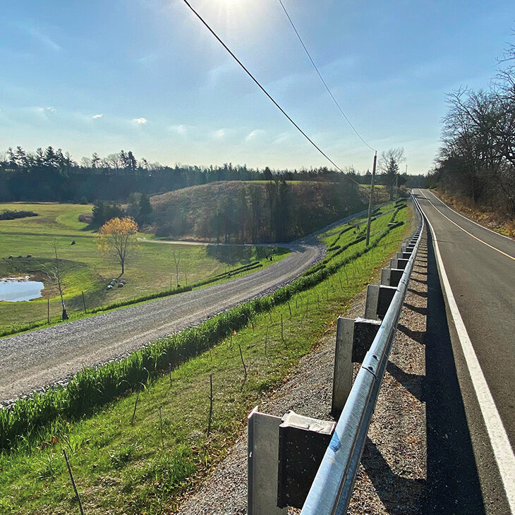 Reconstruction and slope stabilization of Thirteenth Street in the Town of Lincoln