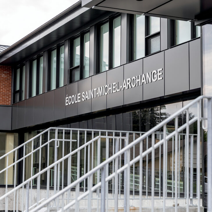 Expansion and redevelopment of Saint-Michel-Archange school in Québec’s Montérégie region